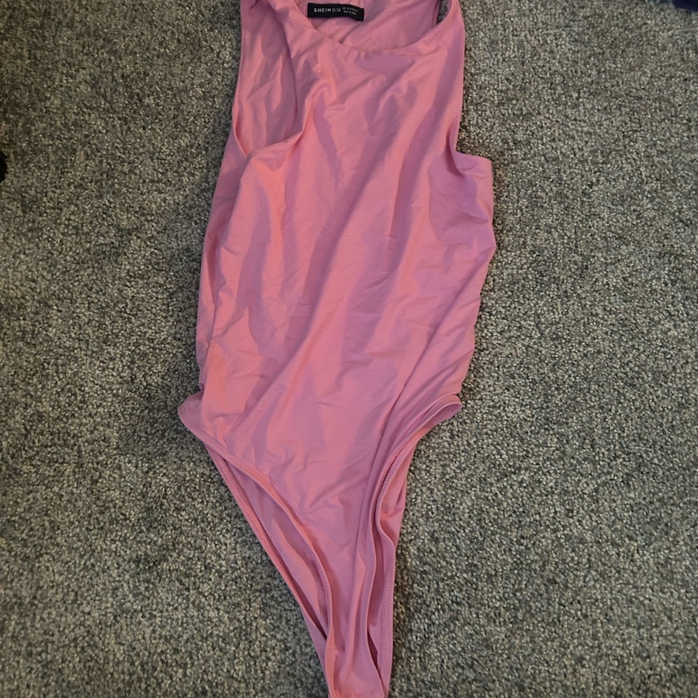 SHEIN Pink Bodysuit